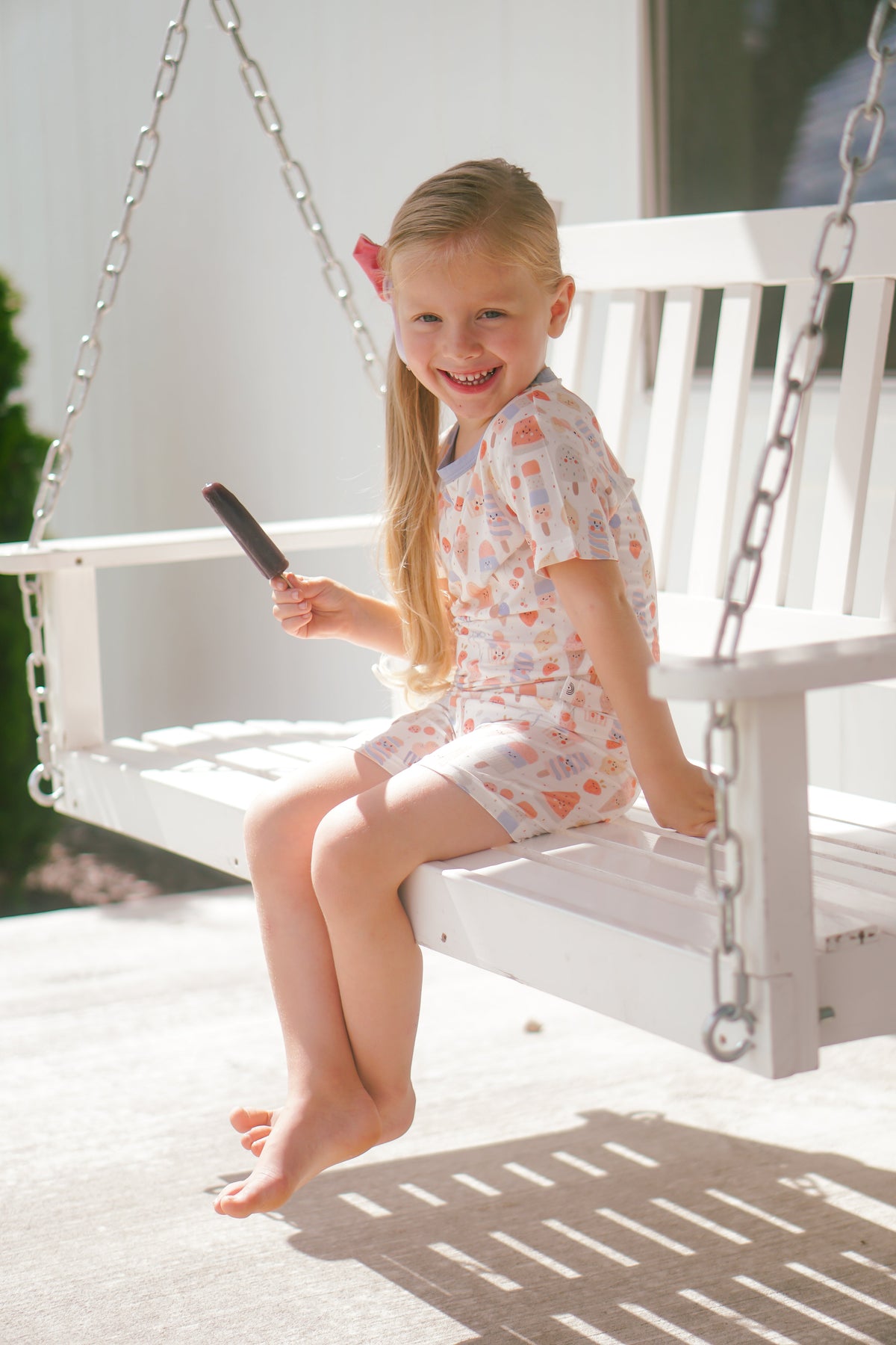 Sweet Summertime 2pc Bamboo Pajamas — Little Joy Co.