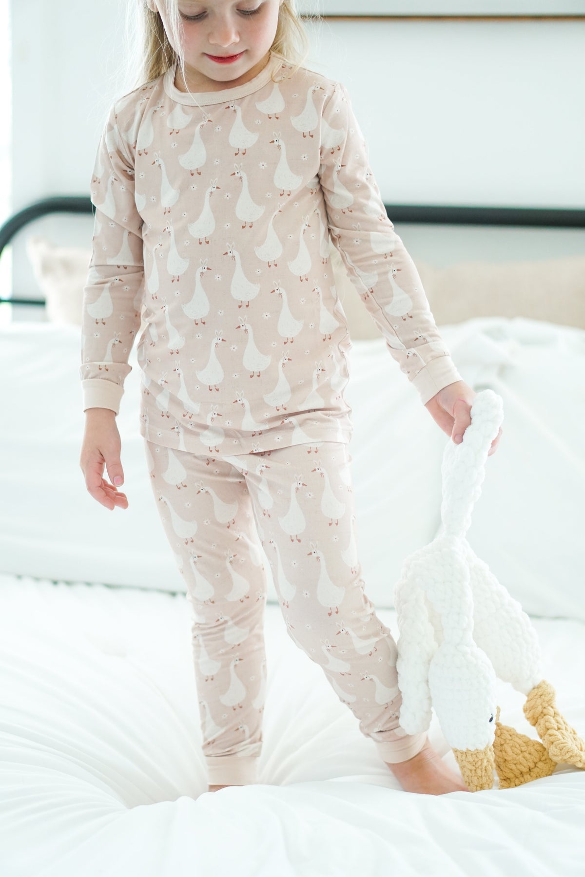 Silly Goose on the Loose 2pc Bamboo Pajamas — Little Joy Co.