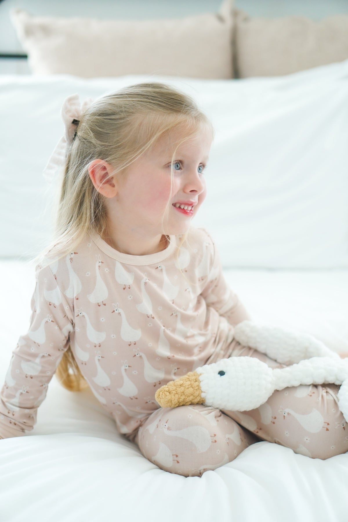 Silly Goose on the Loose 2pc Bamboo Pajamas — Little Joy Co.