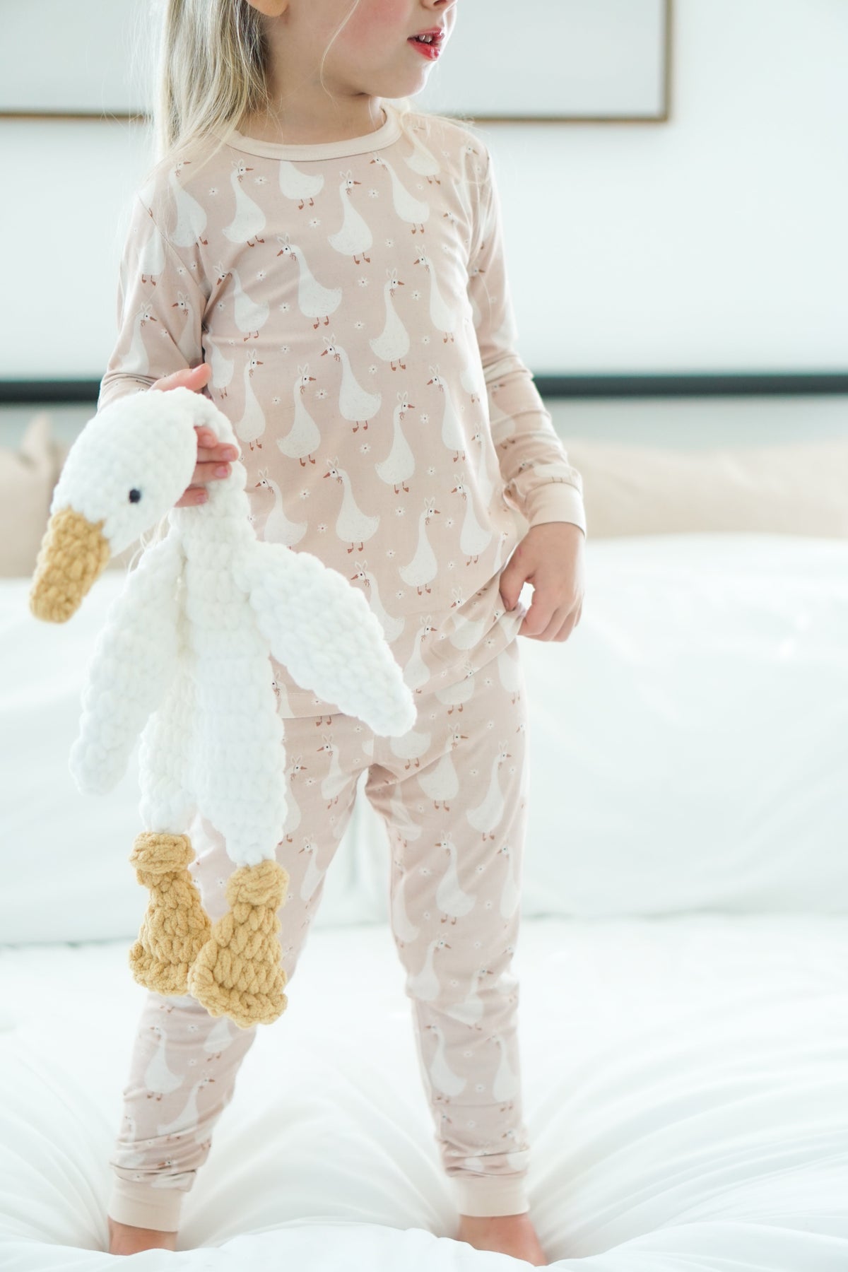 Silly Goose on the Loose 2pc Bamboo Pajamas — Little Joy Co.