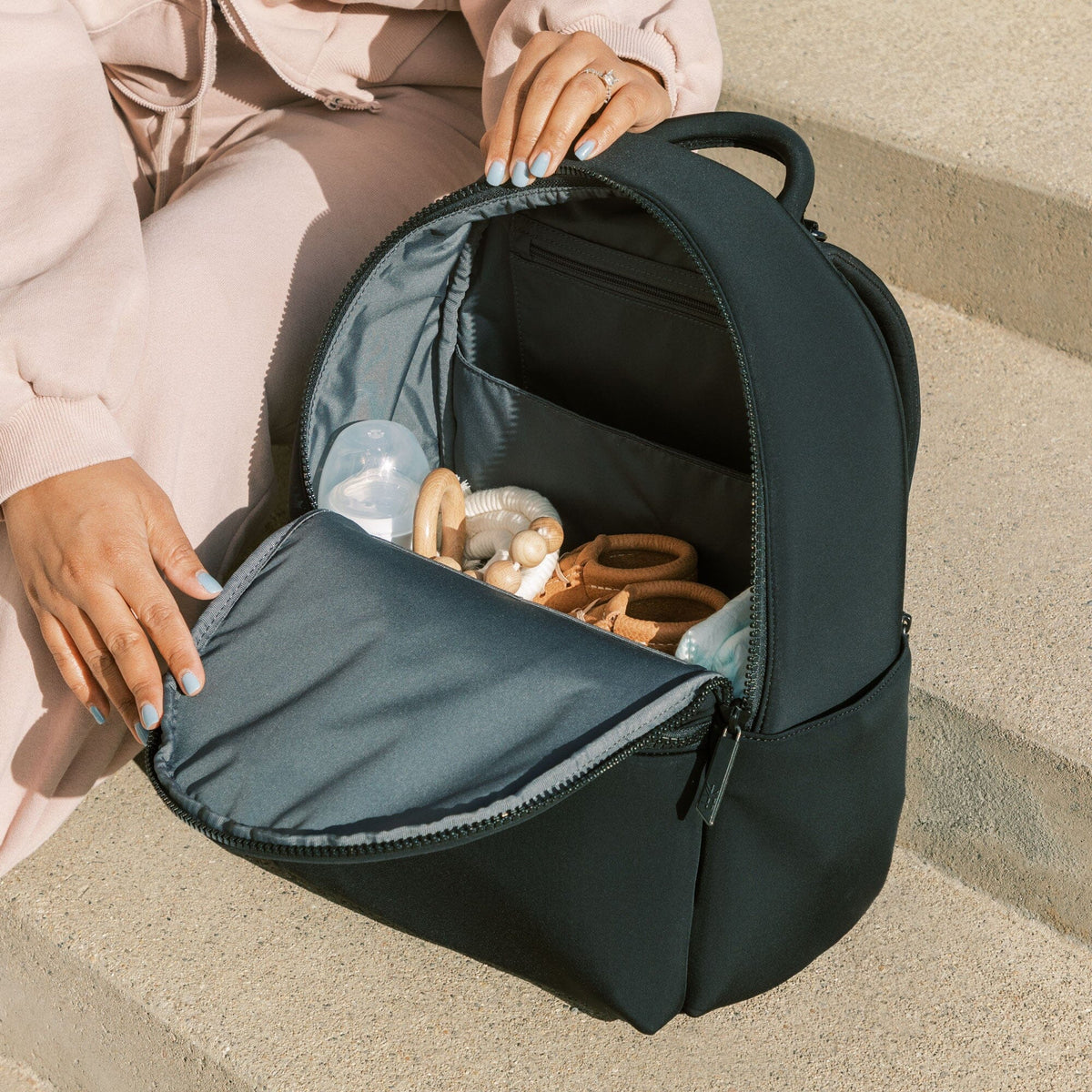 Ebony Seoul City Diaper Bag — Freshly Picked