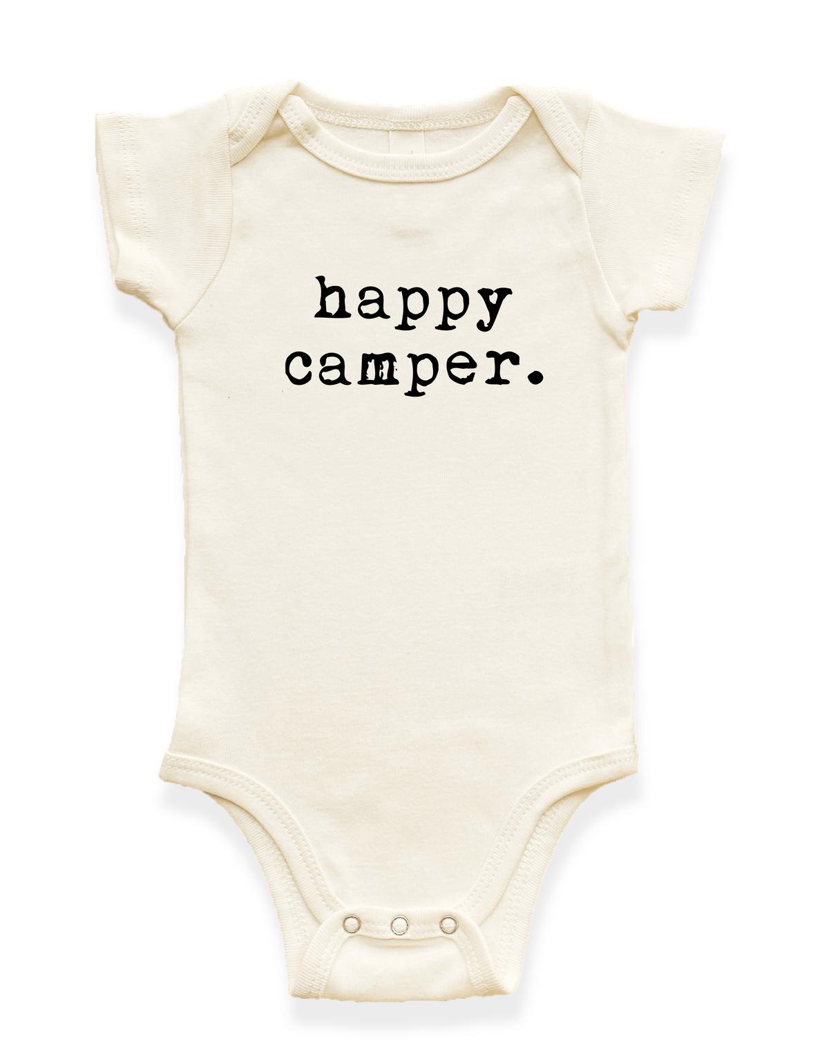 Happy Camper Organic Baby Bodysuit — Tenth & Pine