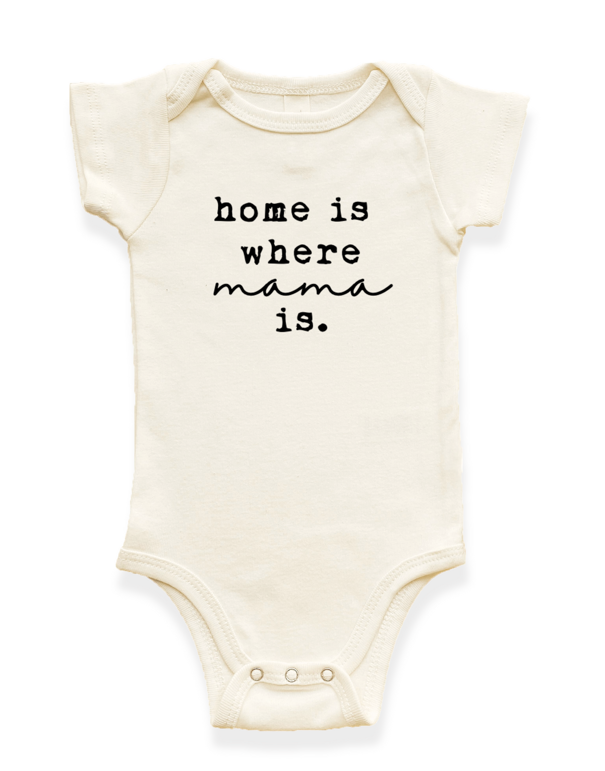 Home is Where Mama is Organic Baby Bodysuit — Tenth & Pine