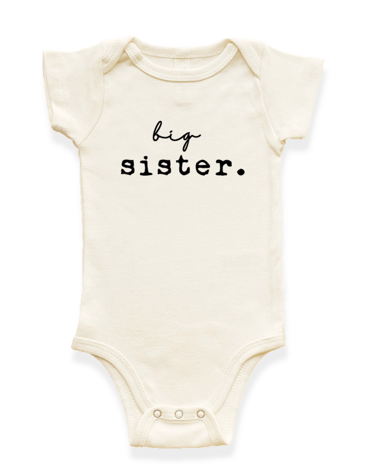 Big Sister Organic Baby Bodysuit — Tenth & Pine