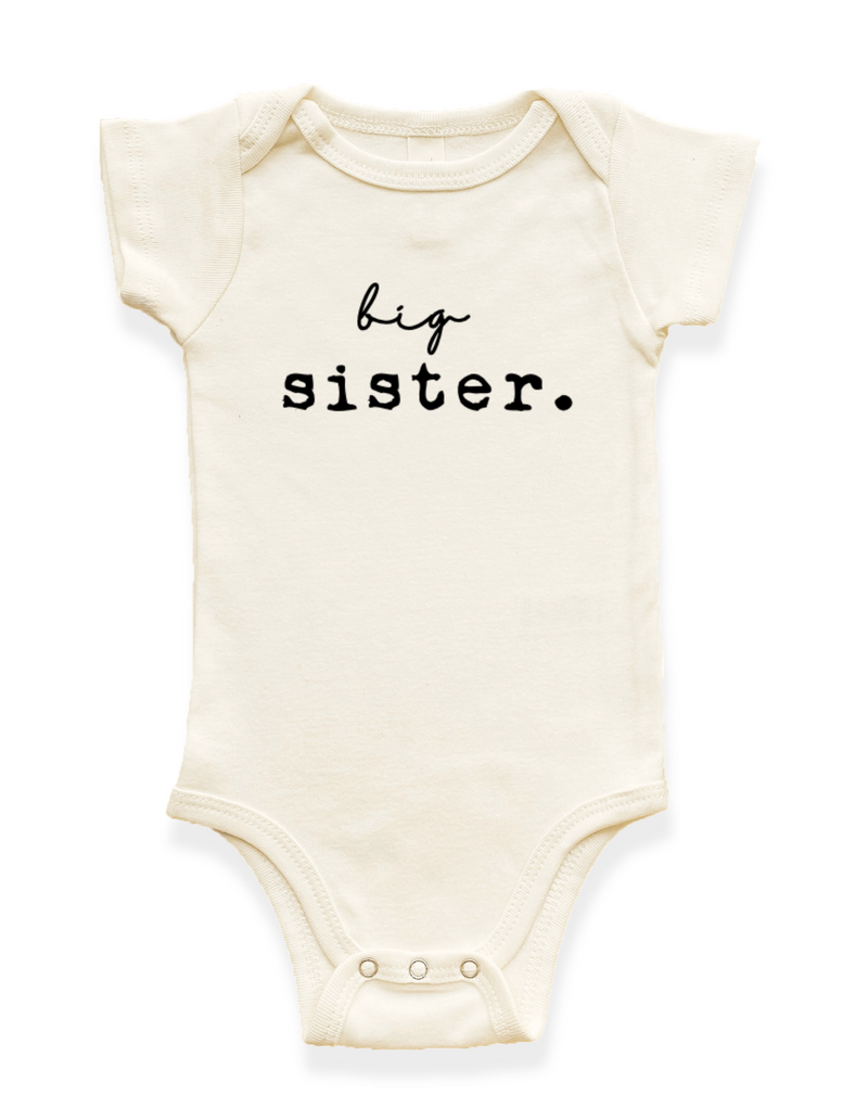 Big Sister Organic Baby Bodysuit — Tenth & Pine