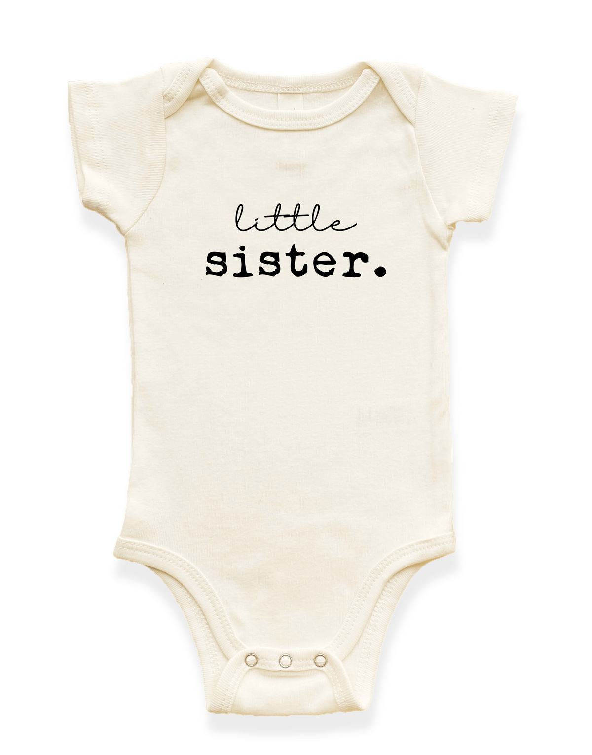 Little Sister Organic Baby Bodysuit — Tenth & Pine
