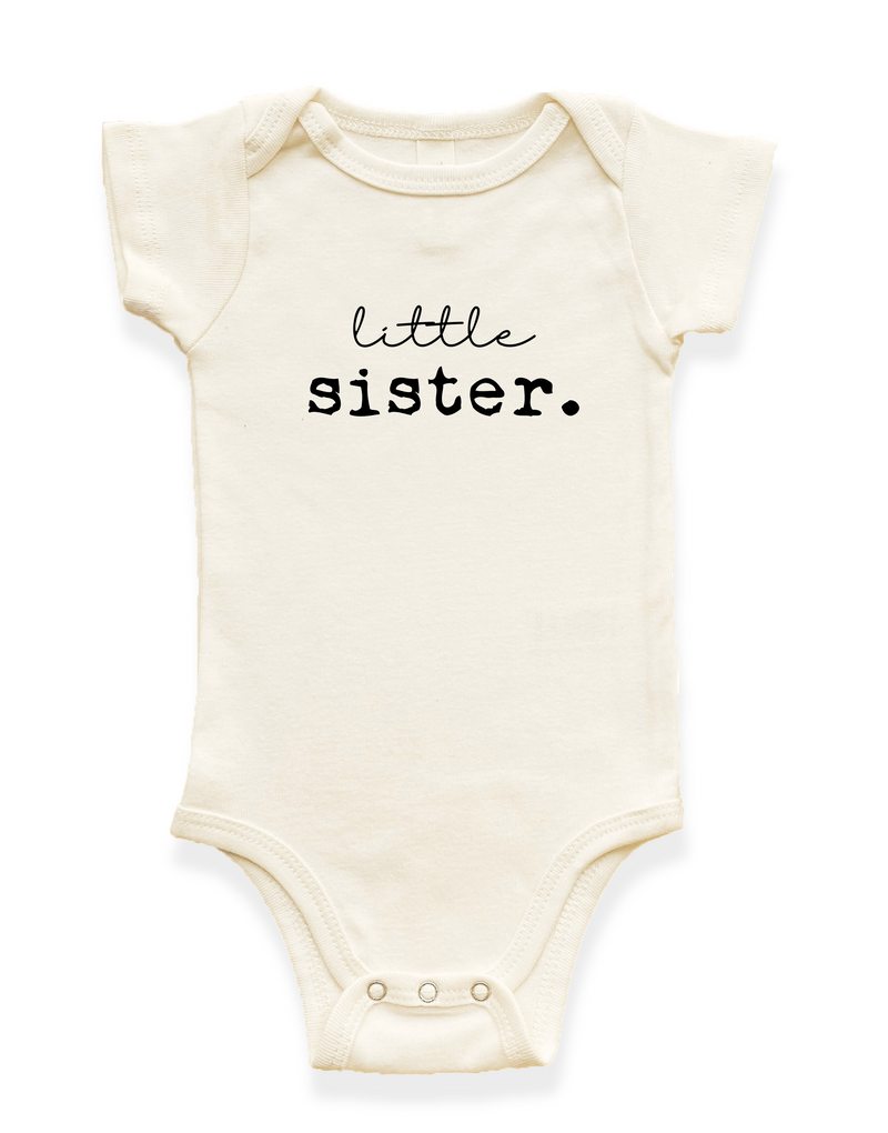 Little Sister Organic Baby Bodysuit — Tenth & Pine