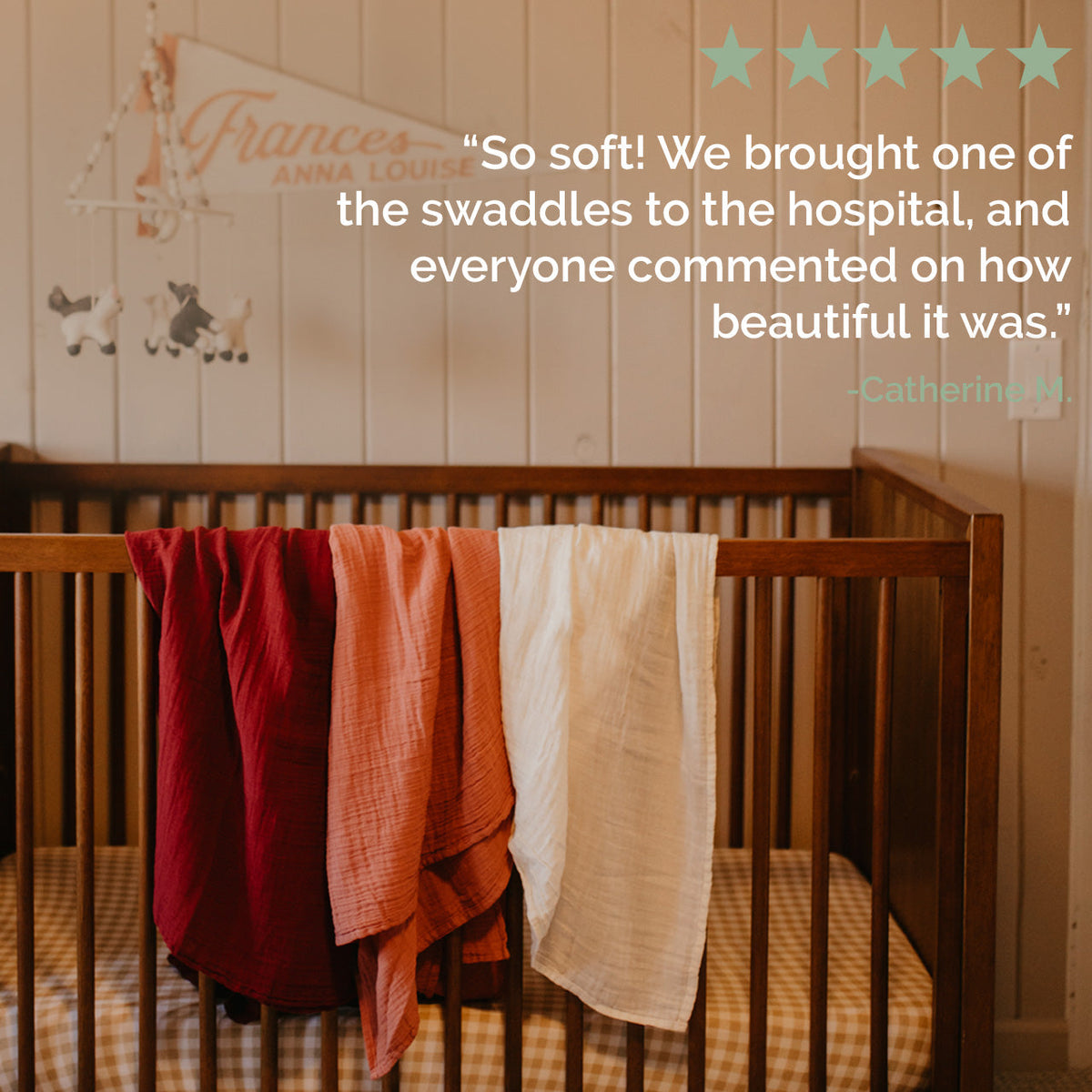 Rose Swaddle Set — Parker Baby Co.