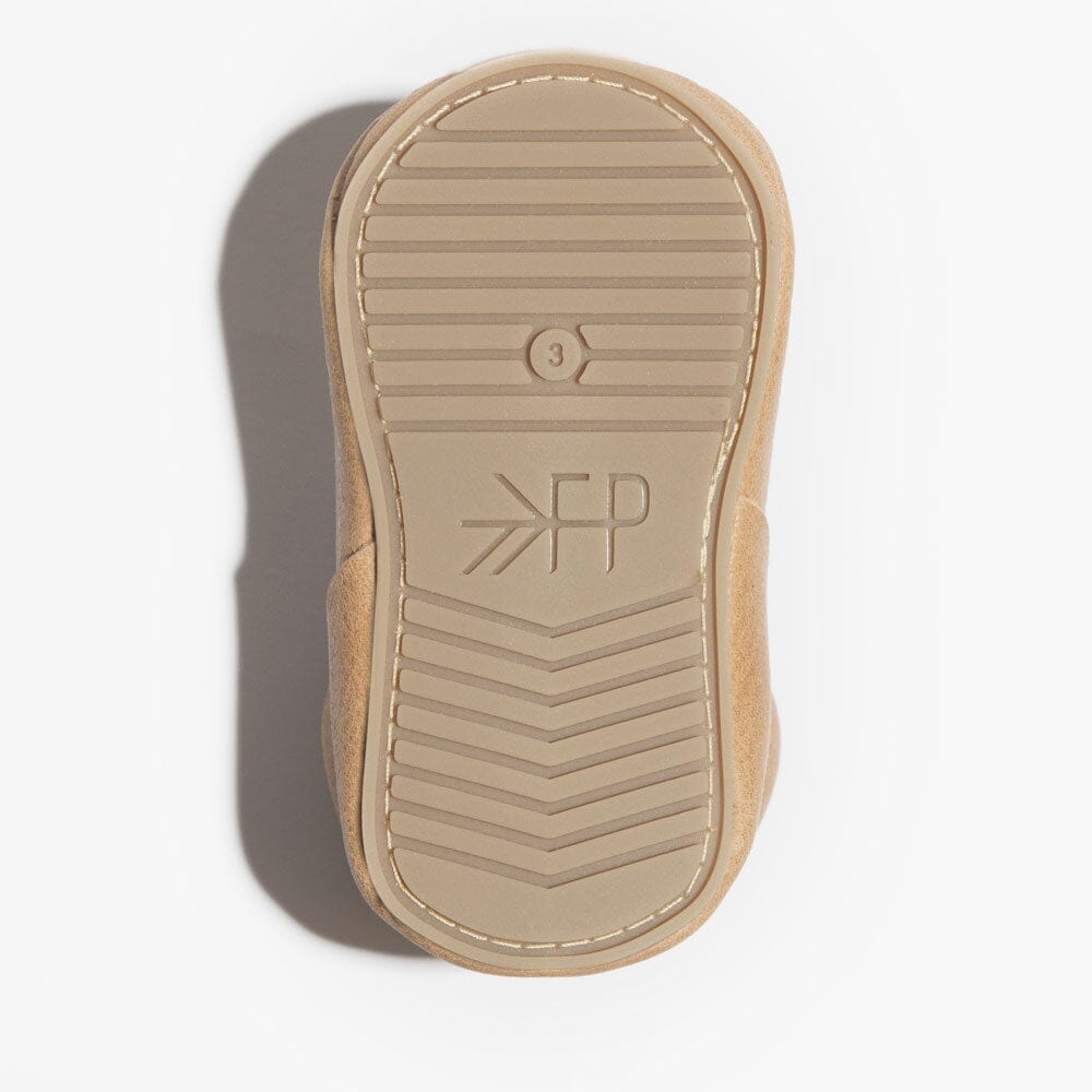 Weathered Brown T-Bar Baby Shoe — Freshly Picked