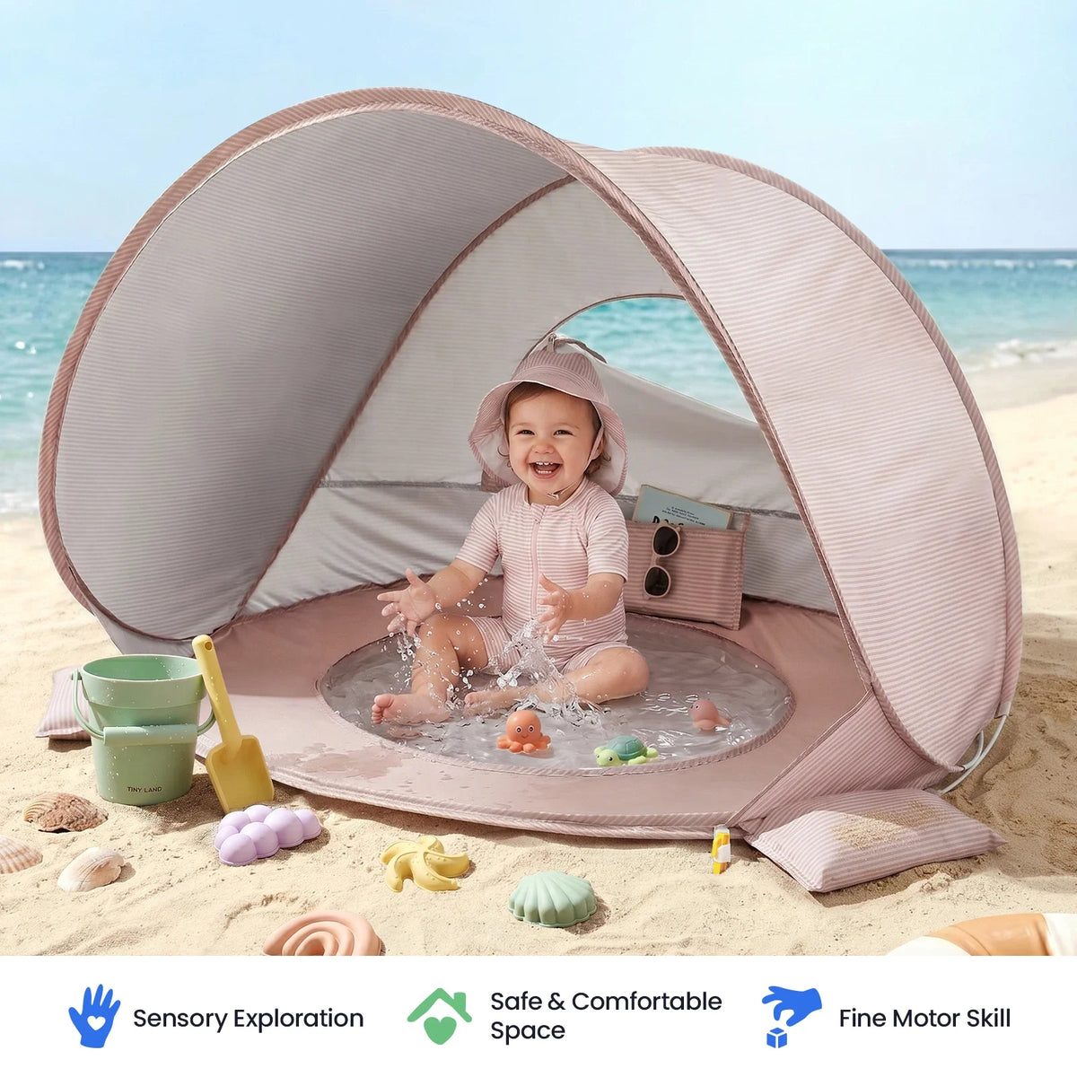 Tiny Land® 3-in-1 Baby Beach Tent — Tiny Land