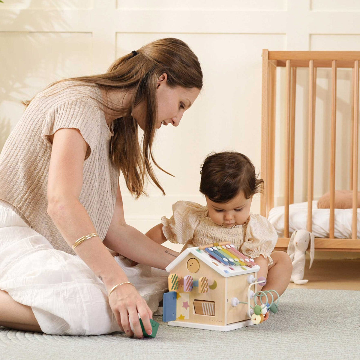 Tiny Land® Cottage Activity Cube - Morandi — Tiny Land