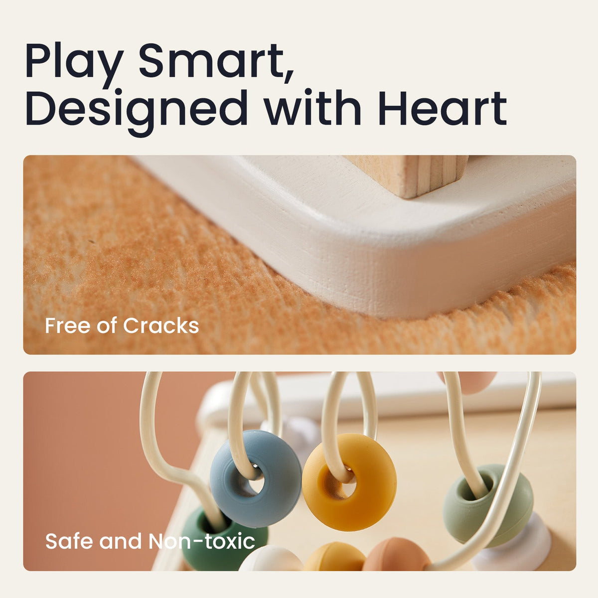 Tiny Land® Cottage Activity Cube - Morandi — Tiny Land