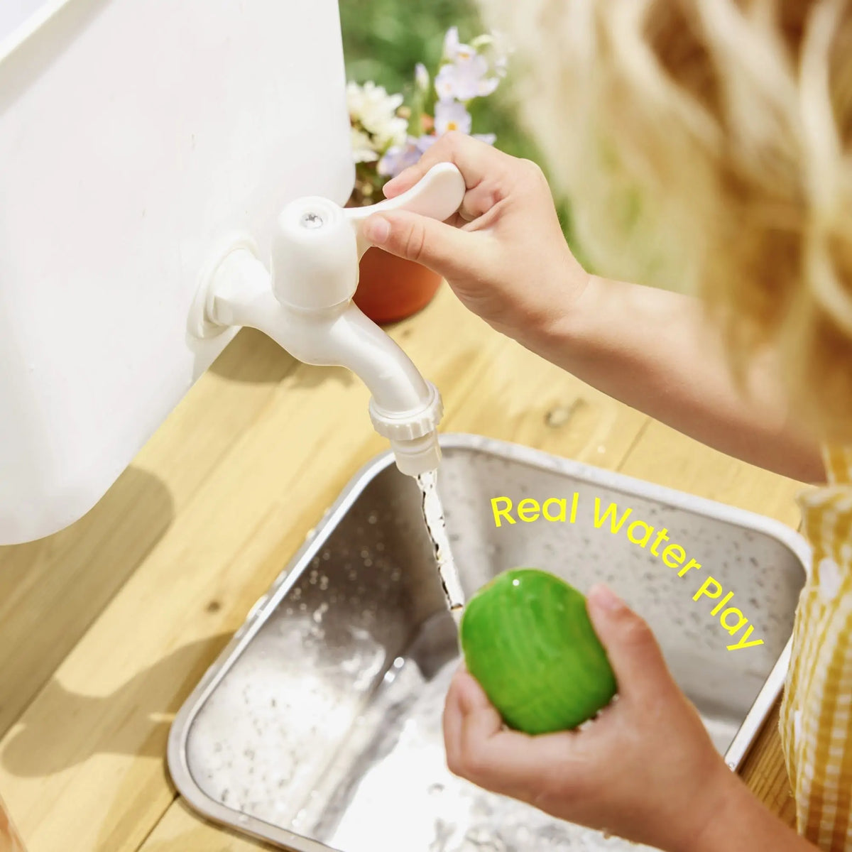 Tiny Land® Mud Kitchen - DuoPlay Outdoor Play Kitchen for Kids — Tiny Land