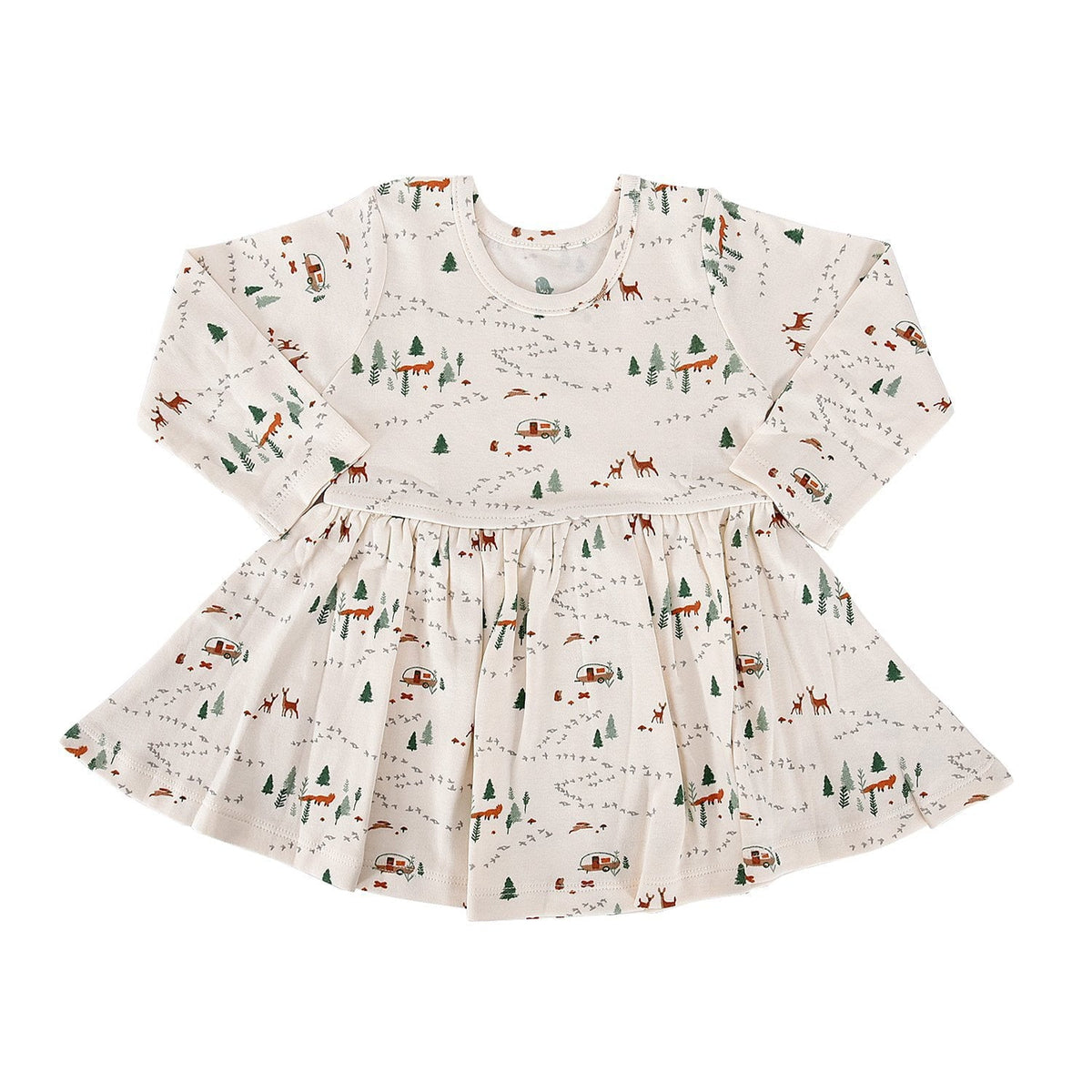 long sleeve twirl dress | into the woods — Finn + Emma