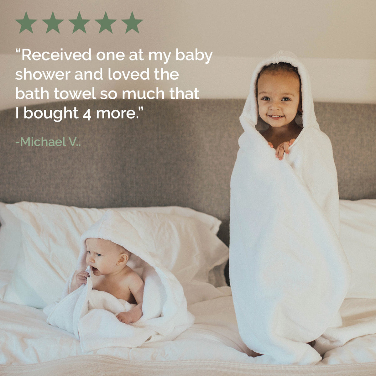 Hooded Bath Towel — Parker Baby Co.