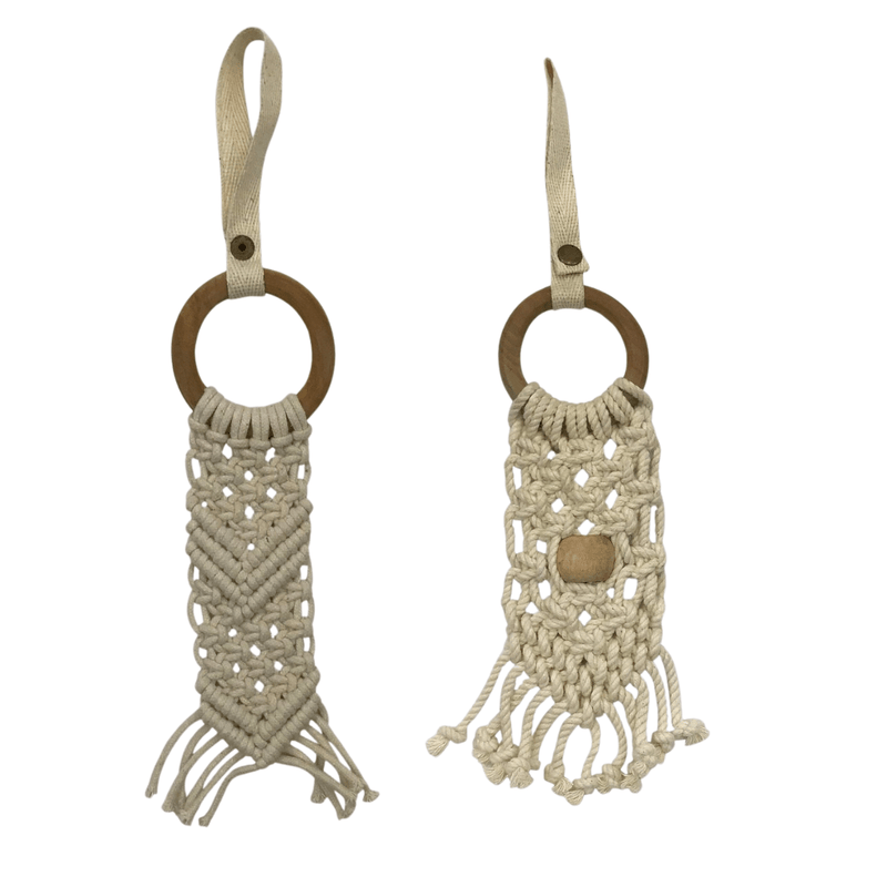 all-in-one toy | macrame 2 pc Set — Finn + Emma