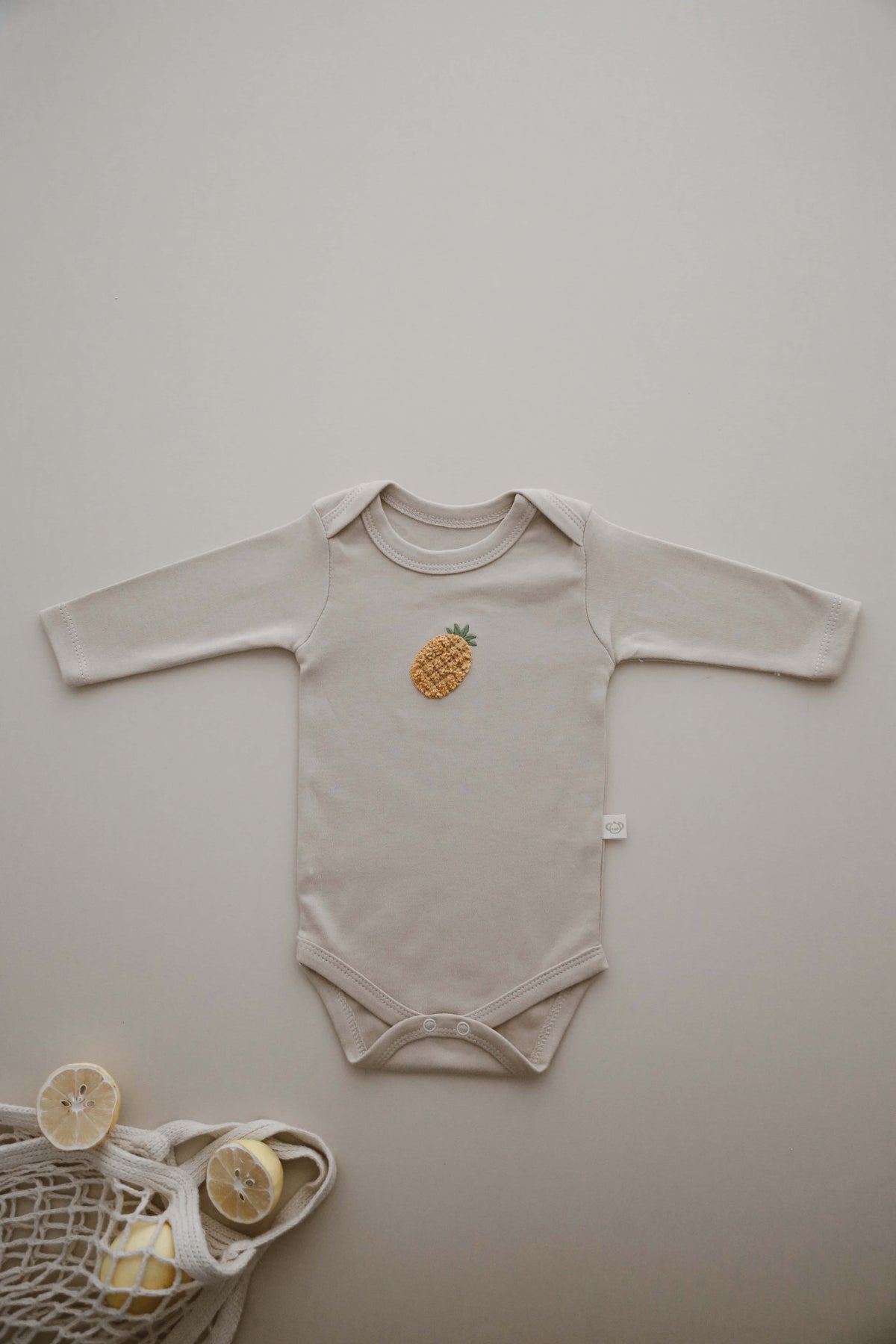 Pineapple Long Sleeve Bodysuit — Honey and Hive