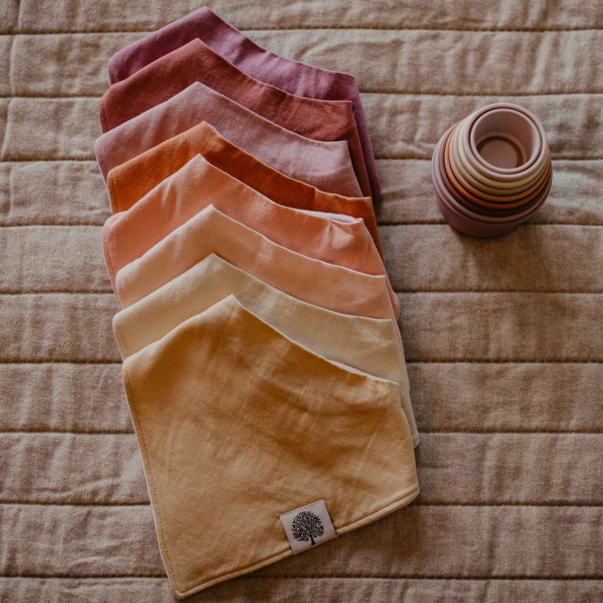 Vail Bandana Bib Set (8 pack) — Parker Baby Co.