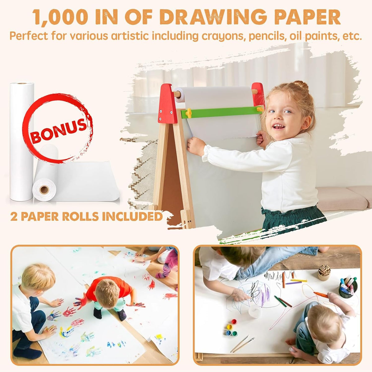 Tiny Land® 3-in-1 Art Easel for Kids — Tiny Land