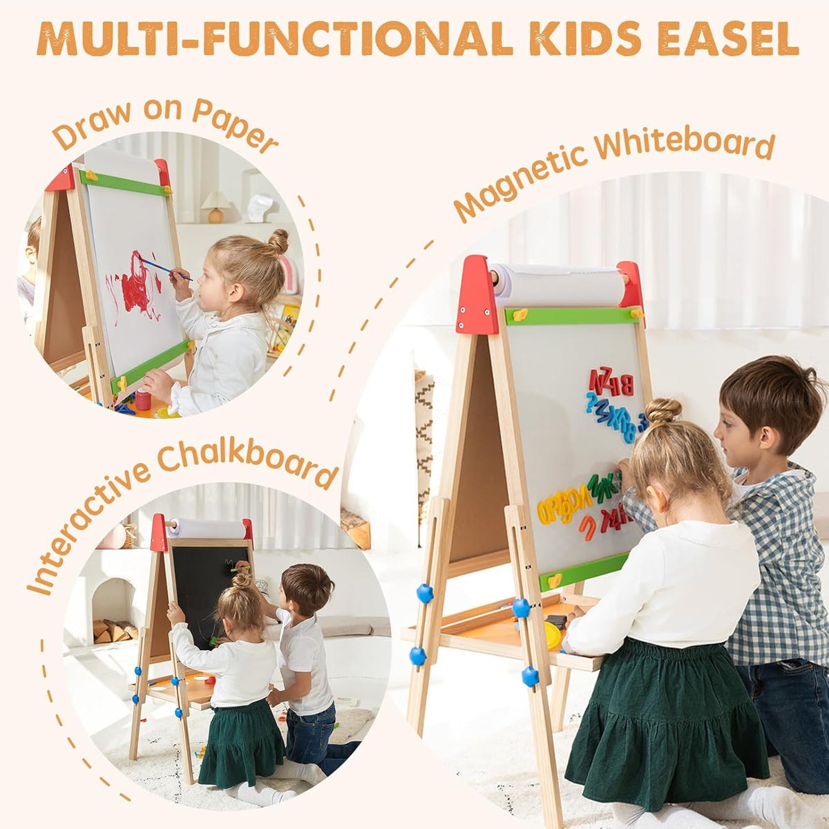 Tiny Land® 3-in-1 Art Easel for Kids — Tiny Land