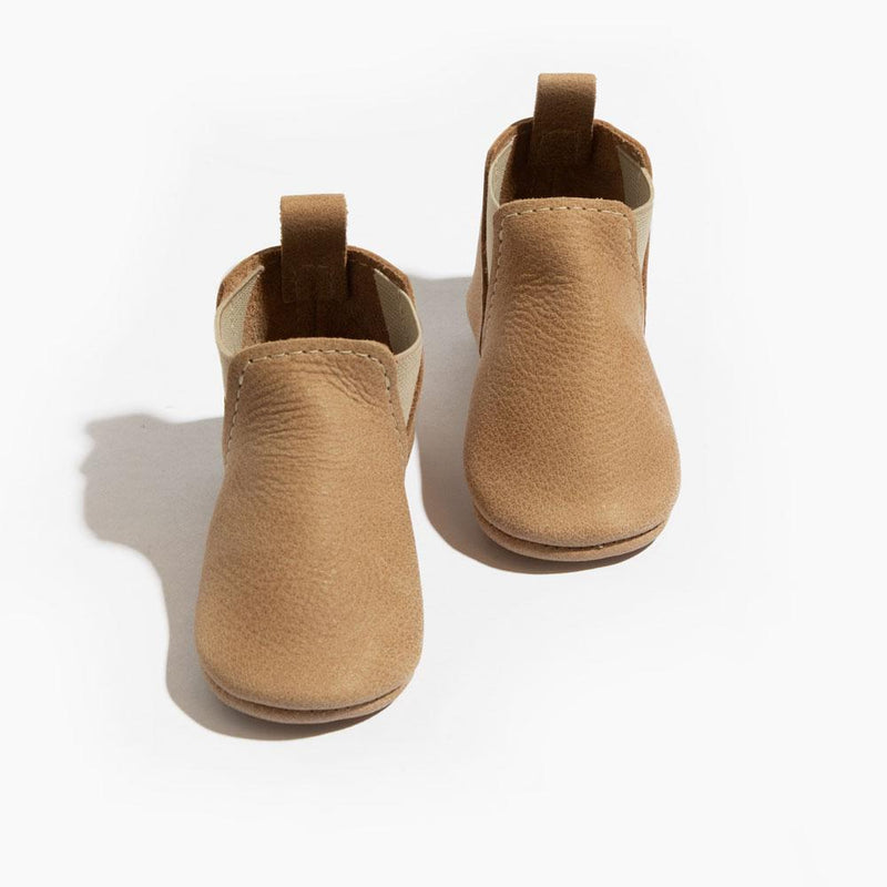 Weathered Brown Chelsea Boot Baby Shoe — Freshly Picked