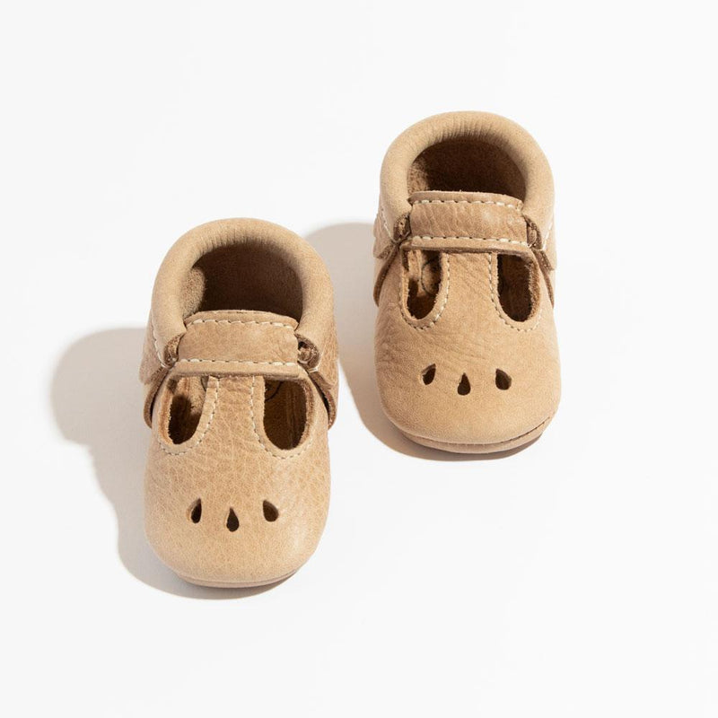Weathered Brown Mary Jane Baby Shoe — Freshly Picked