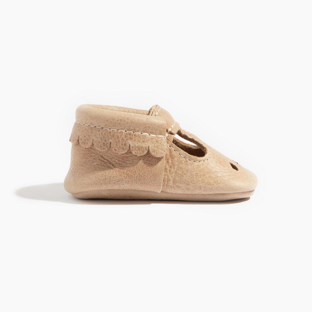 Weathered Brown Mary Jane Baby Shoe — Freshly Picked