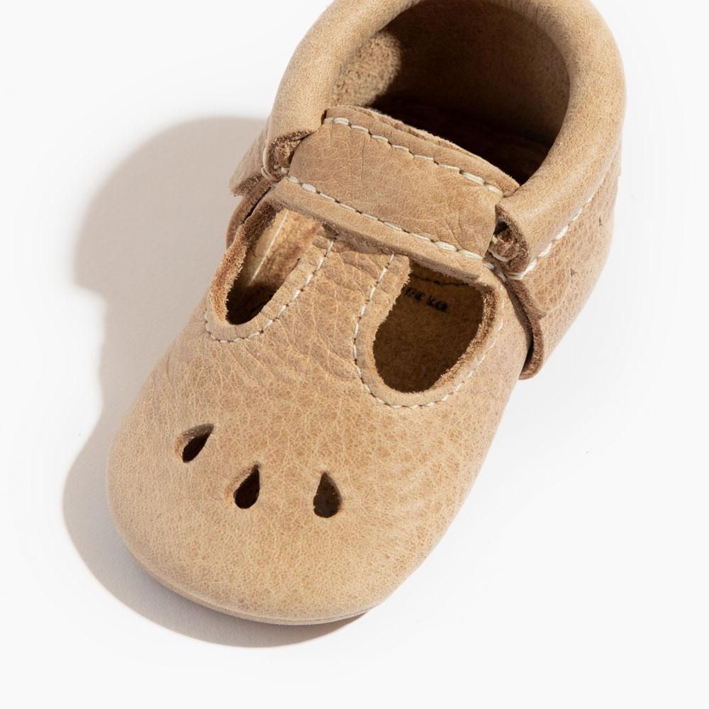 Weathered Brown Mary Jane Baby Shoe — Freshly Picked
