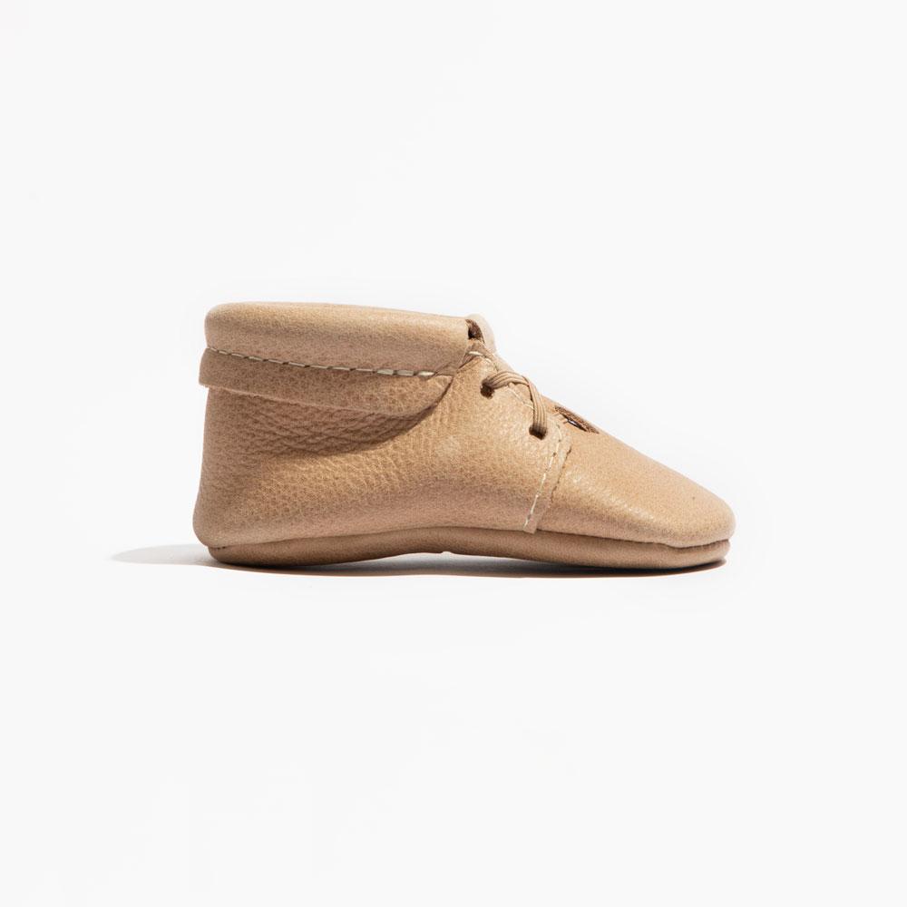Weathered Brown Oxford Baby Shoe — Freshly Picked