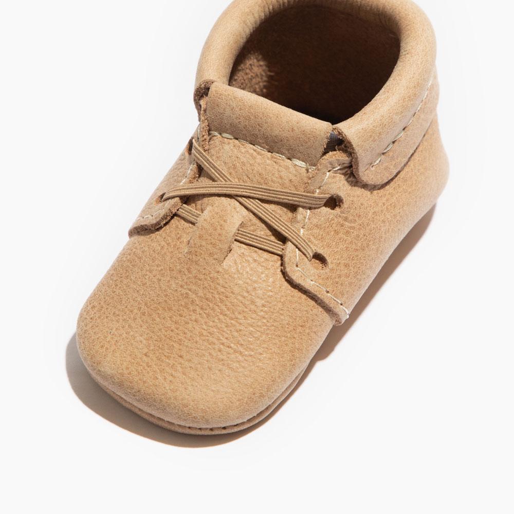 Weathered Brown Oxford Baby Shoe — Freshly Picked