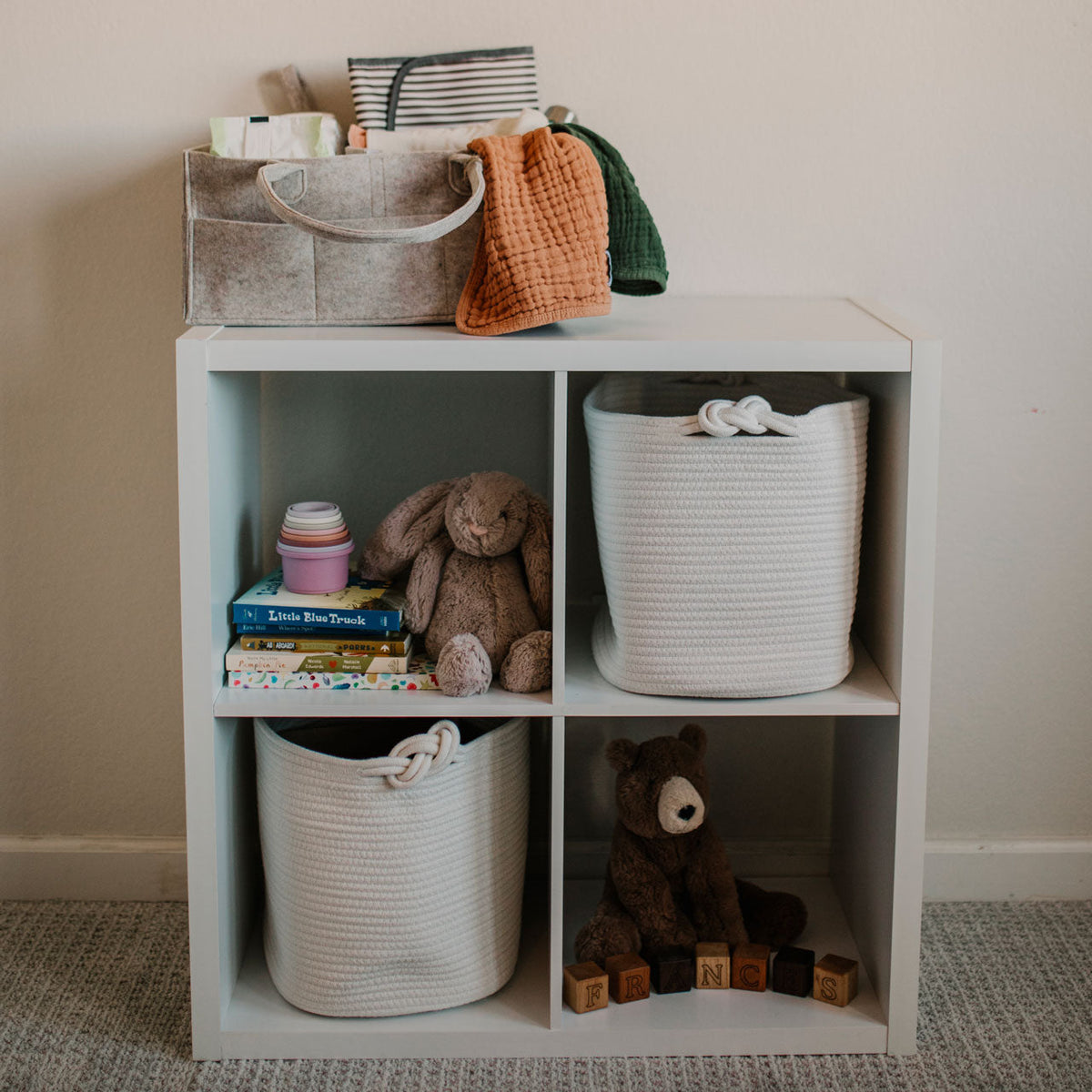 Rope Cube Storage Basket — Parker Baby Co.