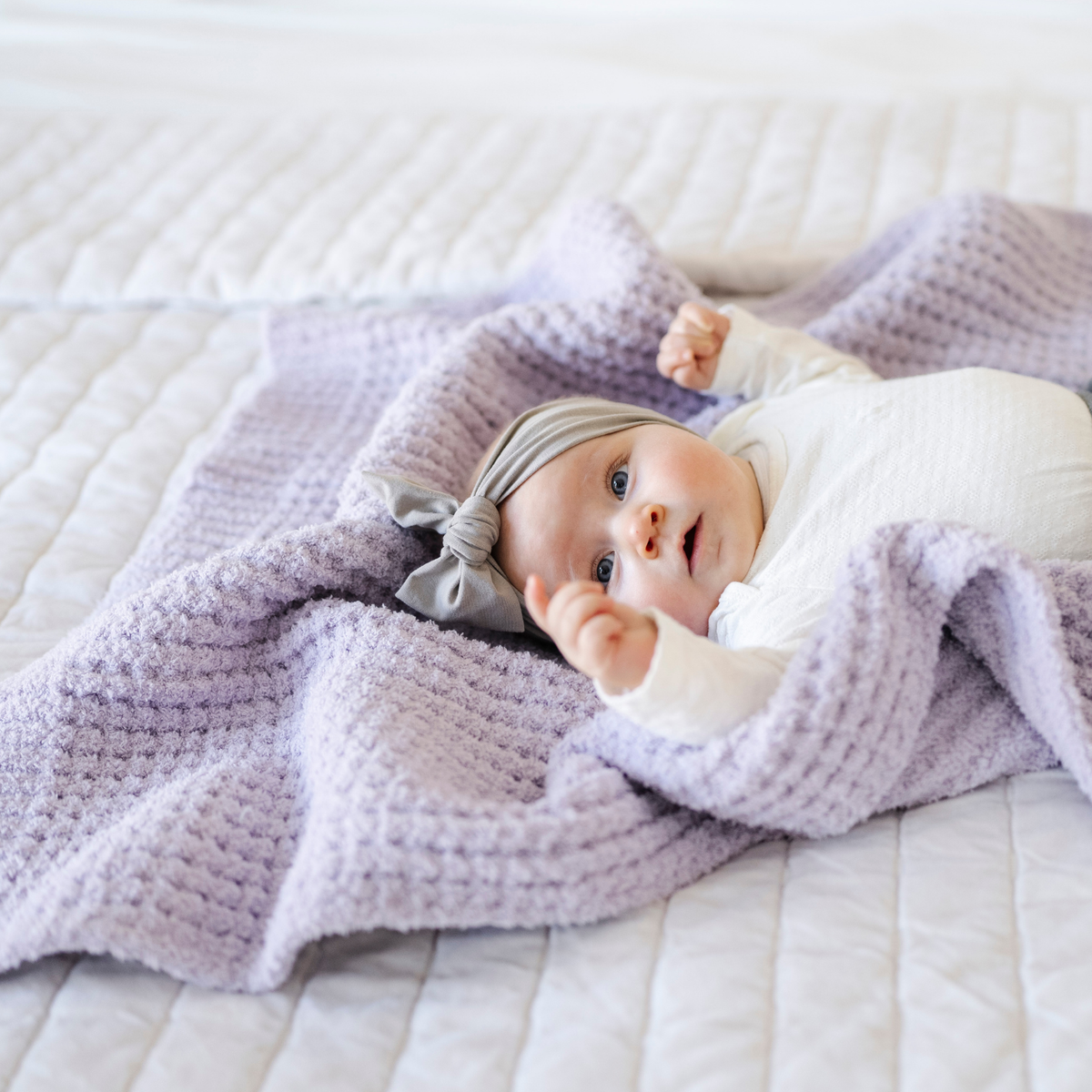 Waffle Knit Receiving Blankets — Saranoni