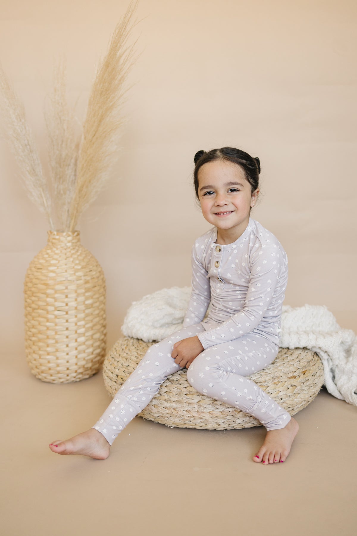 Oopsie Daisy 2pc Henley Bamboo Pajamas - Sizes Newborn & Up! — Little Joy Co.