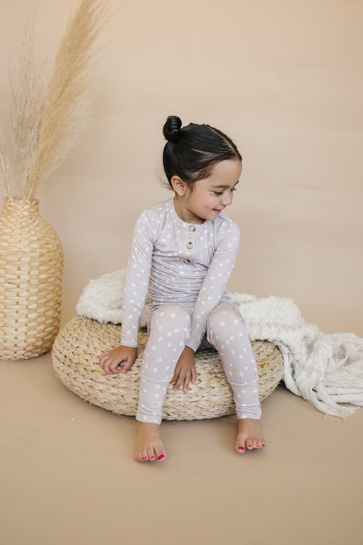 Oopsie Daisy 2pc Henley Bamboo Pajamas - Sizes Newborn & Up! — Little Joy Co.