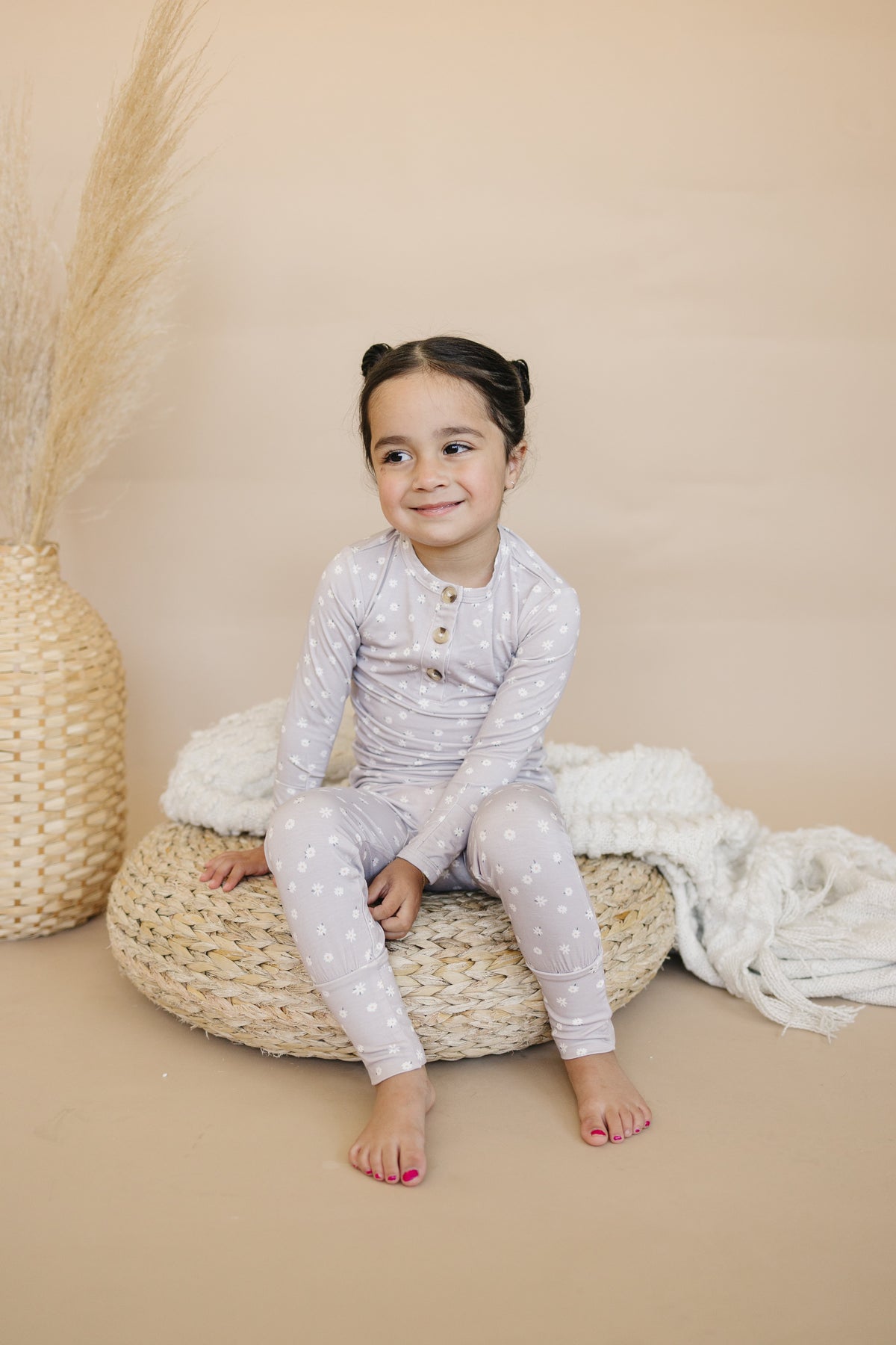 Oopsie Daisy 2pc Henley Bamboo Pajamas - Sizes Newborn & Up! — Little Joy Co.