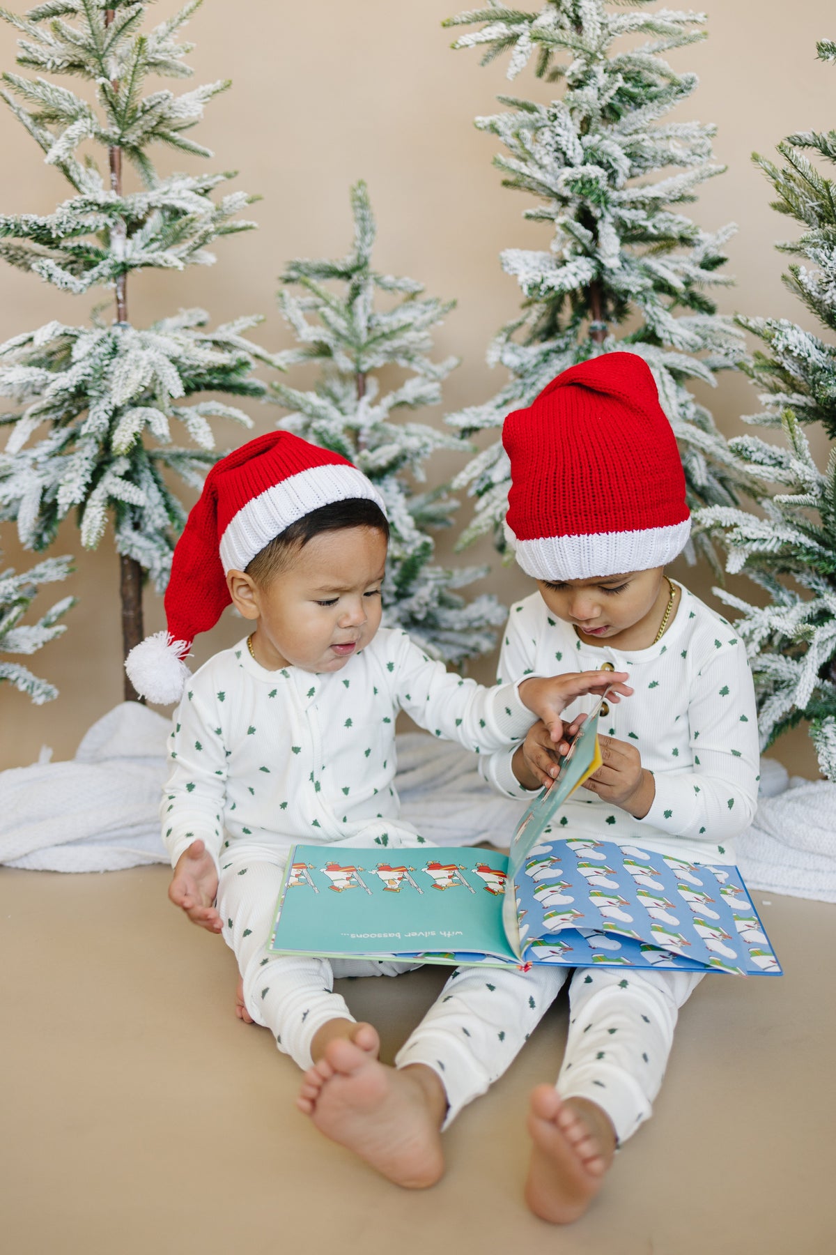 Tiny Trees Ribbed Bamboo Zippy Pajamas — Little Joy Co.