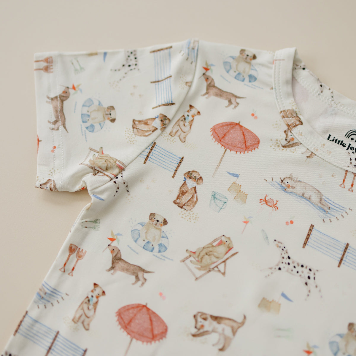 Beach Pawty 2pc Bamboo Pajamas — Little Joy Co.