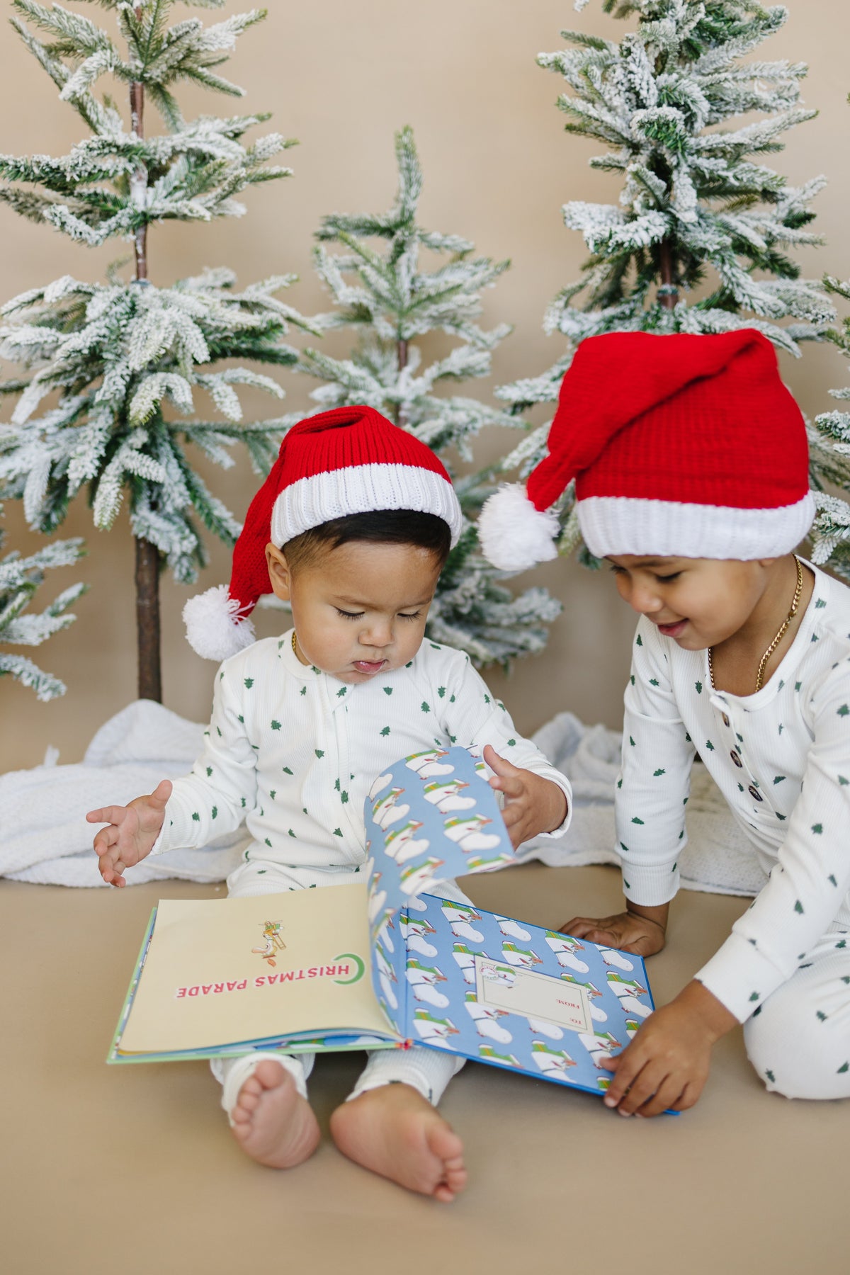 Tiny Trees Ribbed Bamboo Zippy Pajamas — Little Joy Co.