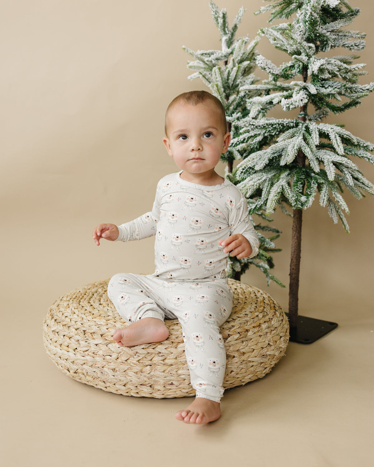 Polar Bear 2pc Bamboo Pajamas — Little Joy Co.