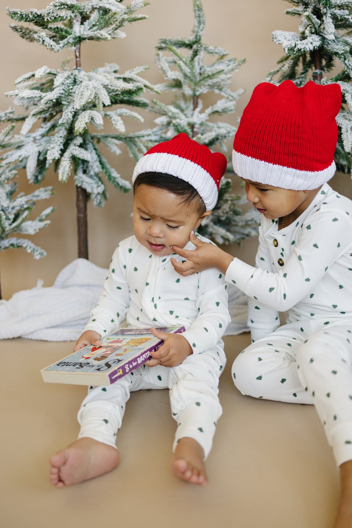 Tiny Trees Ribbed Bamboo Zippy Pajamas — Little Joy Co.
