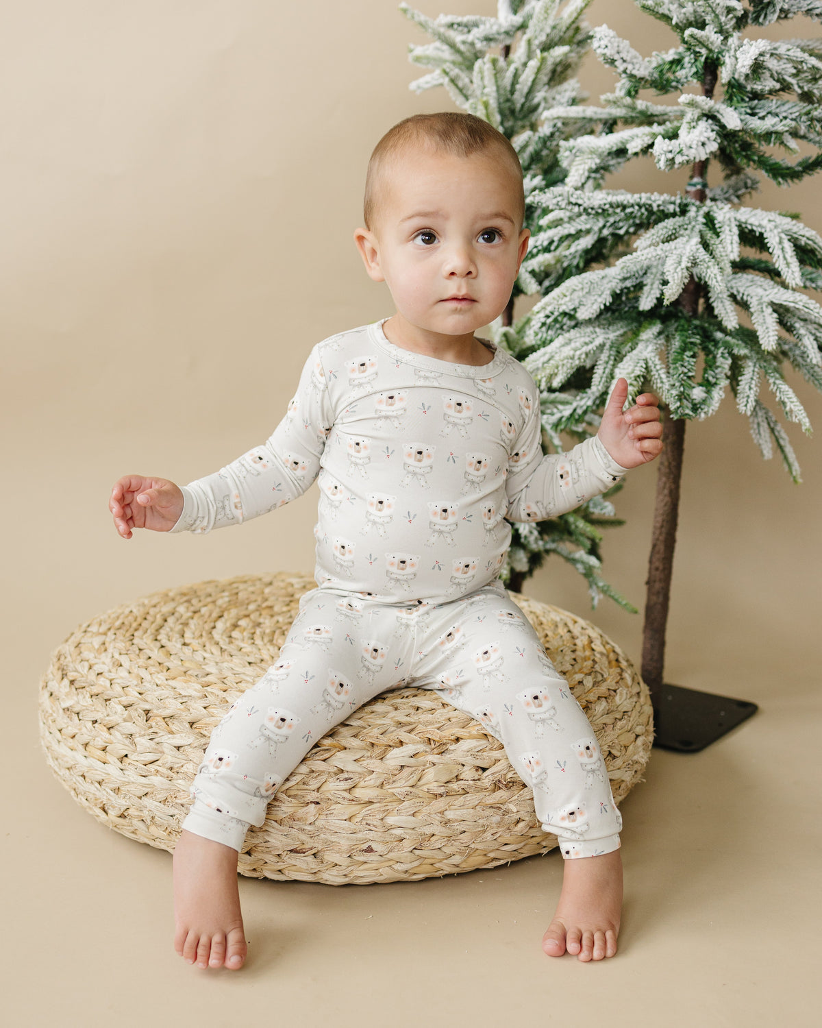 Polar Bear 2pc Bamboo Pajamas — Little Joy Co.