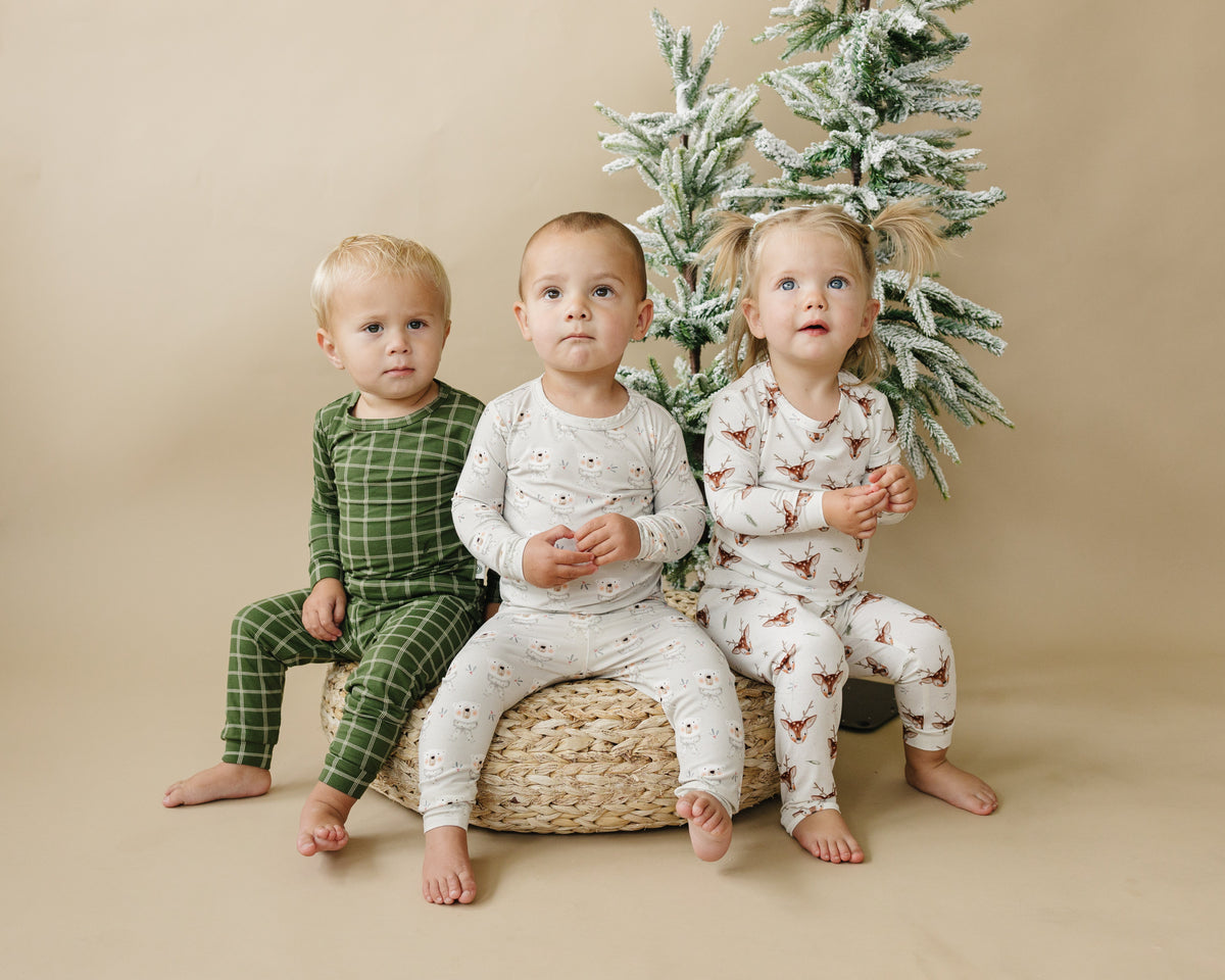 Polar Bear 2pc Bamboo Pajamas — Little Joy Co.