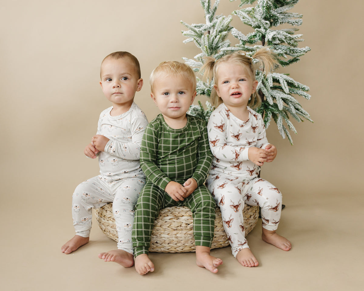 Reindeer Games 2pc Bamboo Pajamas — Little Joy Co.