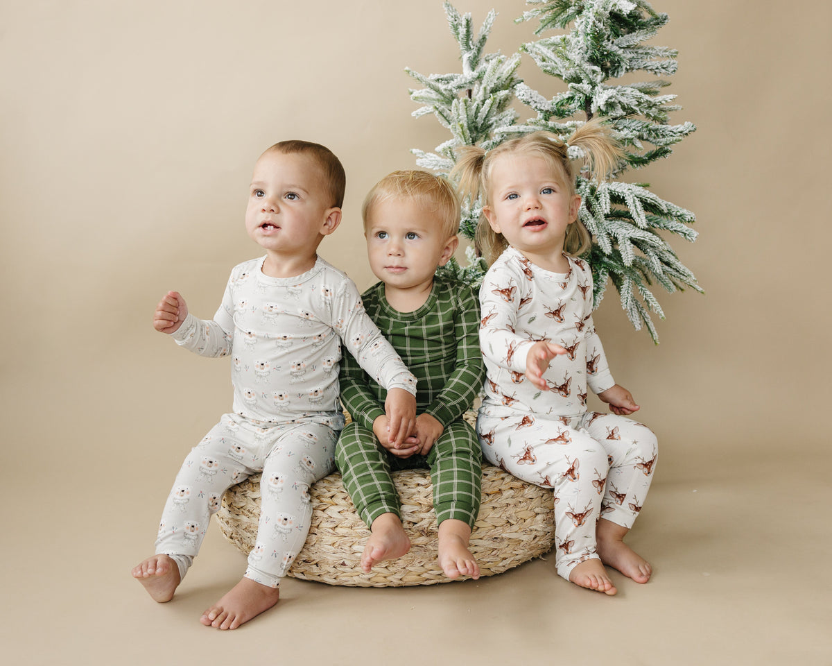 Polar Bear 2pc Bamboo Pajamas — Little Joy Co.