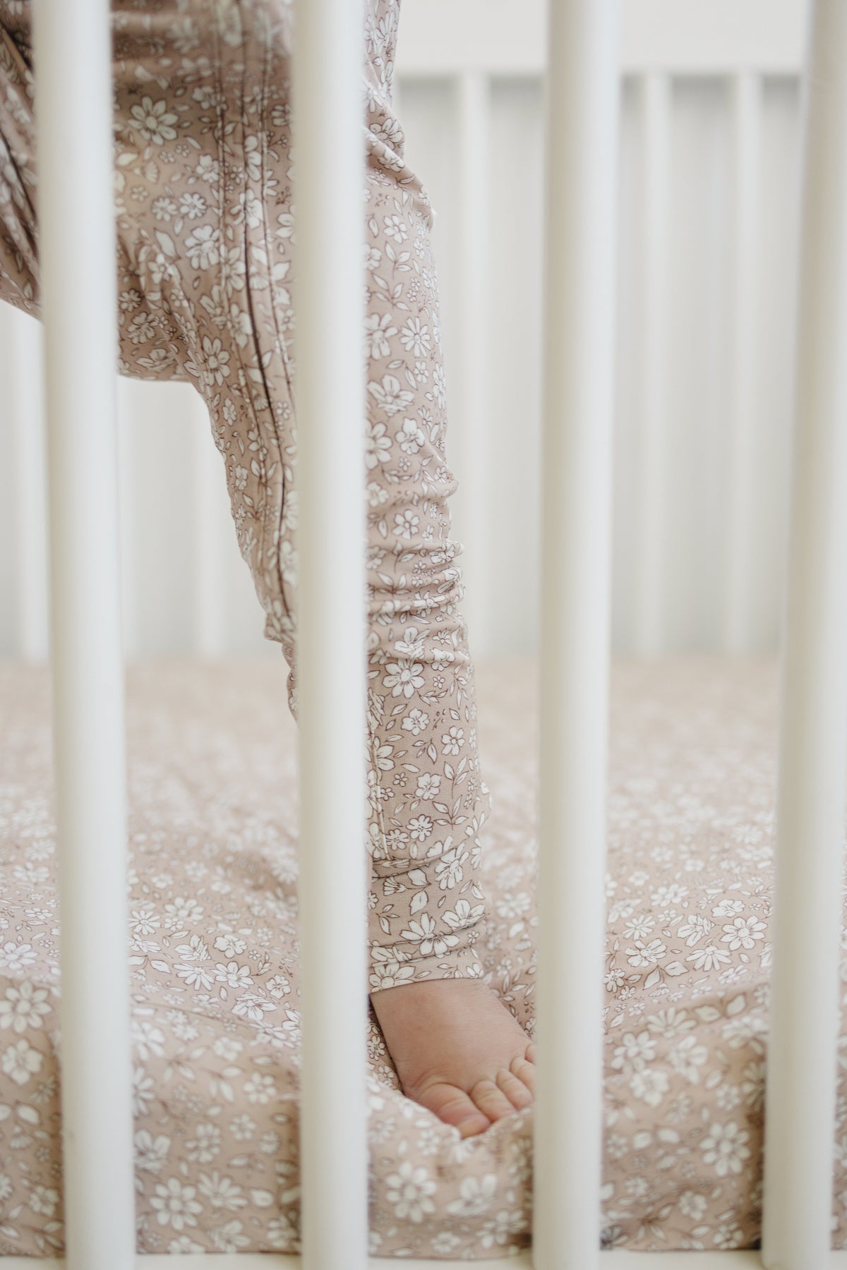 Dainty Ditsy Bamboo Crib Sheet — Little Joy Co.