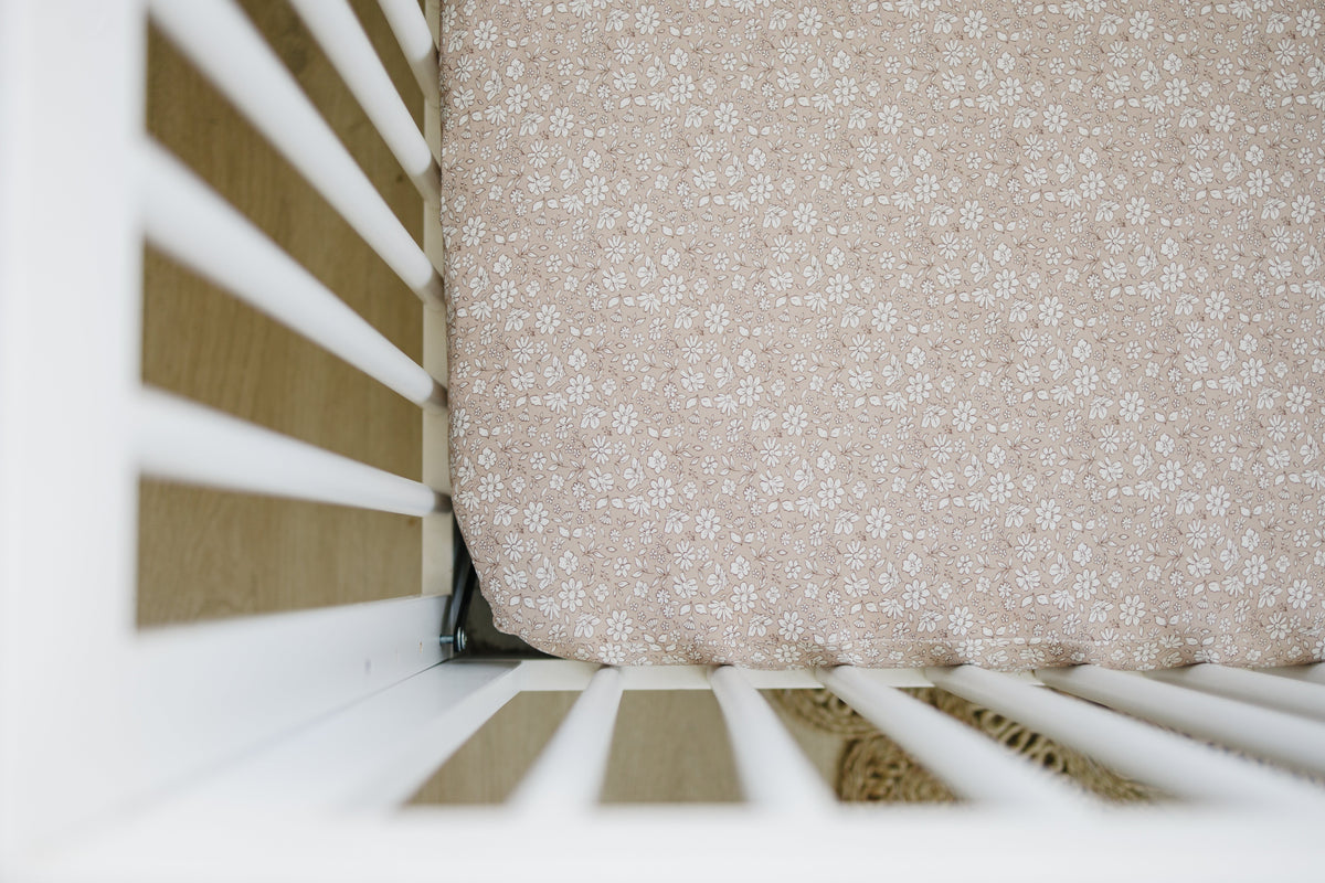 Dainty Ditsy Bamboo Crib Sheet — Little Joy Co.