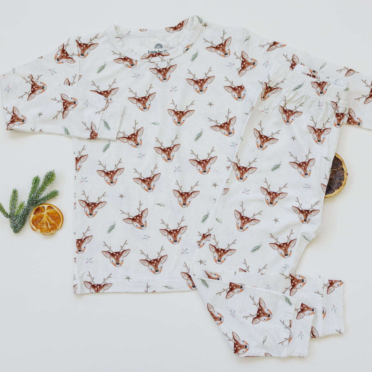 Reindeer Games 2pc Bamboo Pajamas — Little Joy Co.