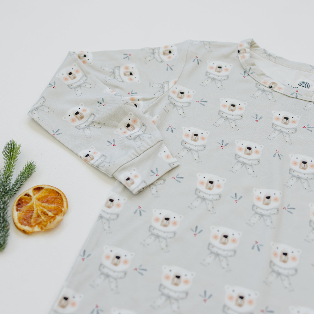Polar Bear 2pc Bamboo Pajamas — Little Joy Co.