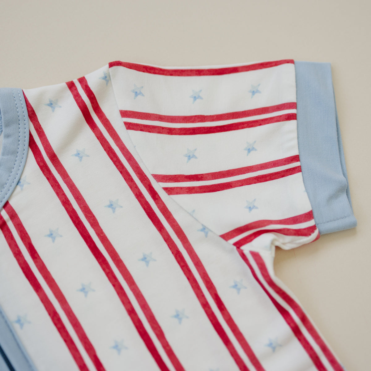 Stars & Stripes Bamboo Shorty Pajamas — Little Joy Co.