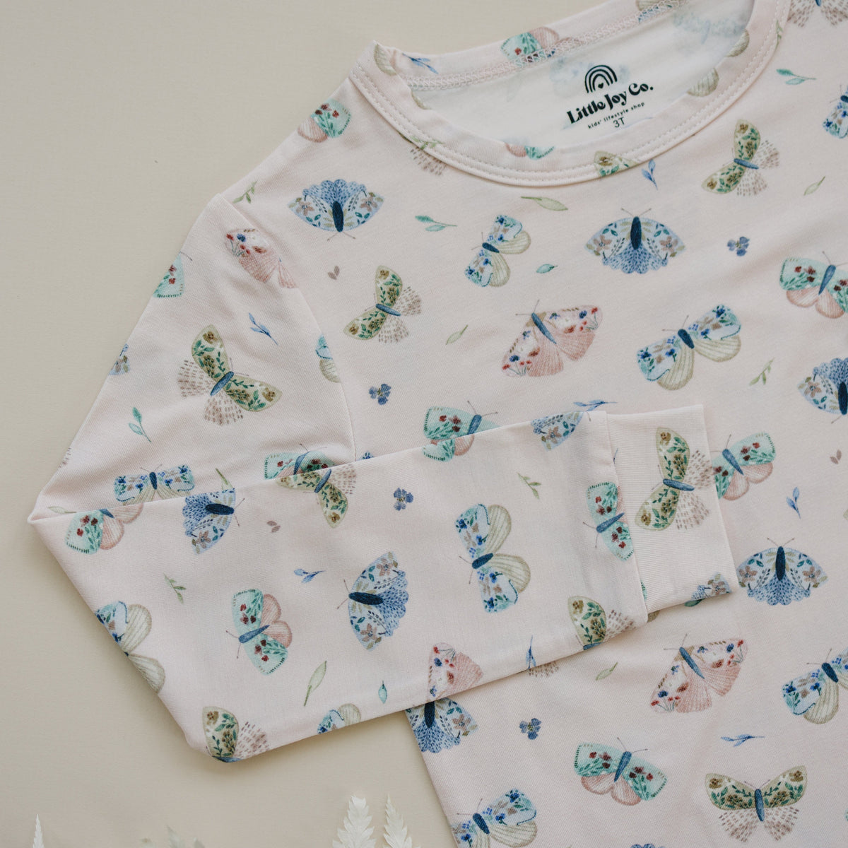 Luna Moths 2pc Bamboo Pajamas — Little Joy Co.
